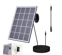 Caricatore per pannello solare per telecamera di sicurezza, caricatore per pannello solare da 10 W, caricatore impermeabile con di montaggio regolabile a 360 gradi per videocitofono