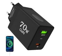 Caricatore per smartphone | Adattatore di ricarica compatto Quick Charge Power Delivery - Alimentatore da parete - per laptop, tablet, smartphone, cuffie, casa, viaggi, interni ed esterni