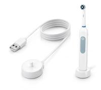 Caricatore per Spazzolino Elettrico Compatibile con Serie iO, Pro, Genius e Vitality, Base di Ricarica USB a Induzione IP67, Stazione Wireless Sostitutiva da Viaggio