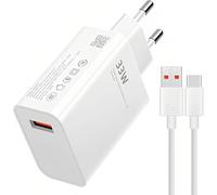 Caricatore Per Xiaomi 33W con Cavo USB-C 1 Metro Incluso, Caricabatterie veloce Per Xiaomi Mi 13 Mi 12 Mi12Pro Mi11 11 Ultra Mi11 lite Mi 10 Redmi Note 12 11 11 Pro 10 10 Pro Adattatore TurboCharge
