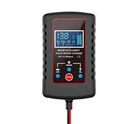 Caricatore pesante per auto, caricabatterie per auto | 12 V 6 V Automatico Smart Battery Manager | Dissolfatore per auto, caricabatteria, forniture di manutenzione, display LCD per tosaerba, camper