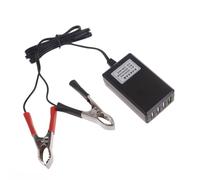 Caricatore portatile 12V/24V a 5V 4-Port USB con clip della batteria per le compresse del telefono