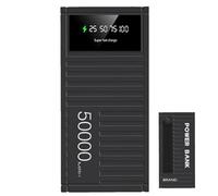 Caricatore portatile - 50000 mAh Energy Block, Power Bank Outdoor | Digital LED Cell, Fast Travel Charger Source, modulo di backup Vault, stazione di ricarica, alimentazione da campeggio