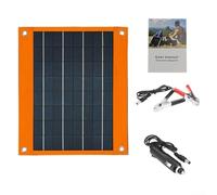 Caricatore portatile del pannello solare 16W per il campeggio con le porte USB A, USB C e DC5521 doppie per avventure all'aperto