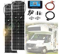 Caricatore Portatile del Pannello Solare 50W * 2 per Cellulare Portatile, con Regolatore di Carica Solare, per Siste ma Fuori Rete per Barche Marine RV B-40AController