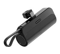Caricatore portatile, design tascabile leggero, 5000 mAh capsula power bank con porte di tipo C e porte, ricarica rapida da 20 W, certificato Fcc CE