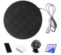 Caricatore portatile impermeabile USB 1.2W 5V USB solare | Pannelli Solari Esterni per Fotocamera Telefono Cuffie Ventilatori Viaggio Casa RV Tetto Esterno Caccia Zaini Tende