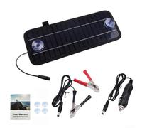 Caricatore portatile per pannello solare da 12 V 20 W per il custode della batteria, ad alta efficienza, monocristallino, con clip, per auto, moto, camion, giardino, 320 x 120 mm