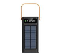 Caricatore Portatile Solare, Pacco Batteria A Ricarica Rapida Da 120 W | Cavi Integrati Da 50000 MAh Attrezzatura Di Sopravvivenza Con Luce 4 Uscite E 3 Ingressi Per Tutti I Dispositivi