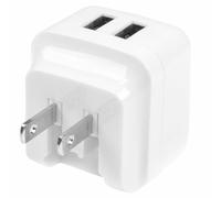 Startech Dual Port Usb Wall Charger 17w/3.4a Bianco