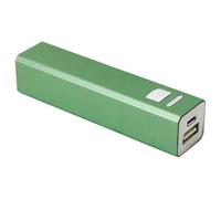 Caricatore Power Bank personalizzato verde metallizzato | Logo e testo inciso al laser | Powerbank Pack batteria portatile | Prodotti mobili promozionali