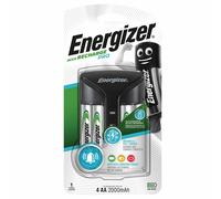 Caricatore PRO Energizer Per AAA E AA NiMH + 4 Batterie Ricaricabili AA 2000 mAh