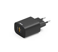 Hama 30W, caricabatterie rapido nero, USB-A, Power Delivery