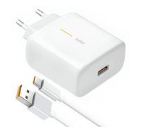 Caricatore rapido 65 W compatibile con Supervook con cavo USB-C 2 m adattatore di alimentazione universale per smartphone Android compatibile con Oppo Find X6 X5 Reno8 Reno9 OnePlus Realme Telefono