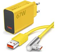 Caricatore rapido 67W USB-C Xiaomi per Redmi Note 13/12/11 Pro, POCO, Mi