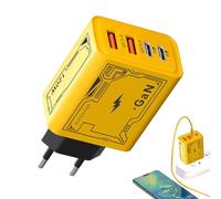 Caricatore rapido con 4 porte, blocchi di ricarica rapida, cubo di ricarica USB portatile con 4 porte, forniture per telefoni cellulari, caricabatterie per protezione sovrana domestica,