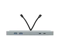 Caricatore rapido da 27 W HUB USB adatto per Y Shunt HUB Docking Station intelligente Adattatore per auto Splitter alimentato Estensione Docking Caricabatterie interno rapido Stazione USB intelligente