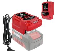 Caricatore rapido di ricambio per Einhell 18 V stazione di ricarica con indicatore LED, compatibile con Einhell Power X-Change 18 Volt batteria 4511396 4511437 nuovo 4511437OVP (EU Plug)
