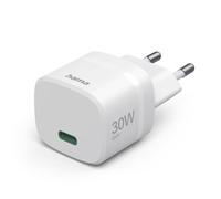 Caricatore rapido GaN, USB-C, PD, ZSP, 30 W, bianco