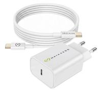Caricatore Rapido Mayaxess SEK-VIRT 20W Bianco con Cavo USB-C 1m