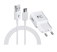 Caricatore Rapido Originale di Tipo C, con cavo di Ricarica USB di Tipo C, per Samsung Galaxy S8, S8 Plus, S9, S9 Plus, S10, S10 Plus, S10e, A50, A51, A40, A30, Z Flip3 , Caricatore USB Carica Rapida