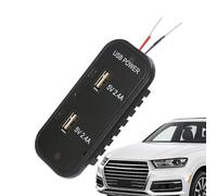 Caricatore rapido per auto, adattatore portatile 12/24 V, caricatore per telefono a due porte, per camion, auto, smartphone, tablet, viaggi su strada