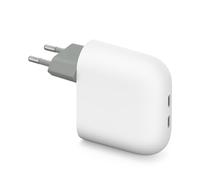 CARICABATTERIA GOOGLE Flex Dual Port USB-C da 67W, Bianco
