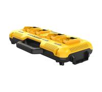 Caricatore rapido quadruplo DeWalt DCB104-QW per batterie Li-Ion XR e FLEXVOLT