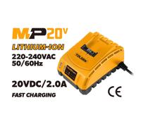 CARICATORE RAPIDO SERIE MP20V PER BATTERIE DA 2.0AH TOLSEN