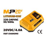 Caricabatterie rapido 4 AH per batteria SERIE MP20V TOLSEN TOOLS (Caricabatteria per 4 AH)