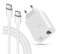 Caricatore rapido Supercharge da 100 W per Huawei Mate 60/50/40, P60/50/40, nova 12/11/10/9 Pro, caricatore rapido a 2 porte con cavo di ricarica USB-C 6 A (1,5 m), per Magic 6/5/4, Honor 100/90/80