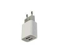 Caricatore rapido USB 2 porte 5V 2000mA, ideale per caricare più dispositivi rapidamente ed efficienti per viaggi e uso quotidiano.