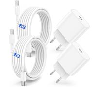 Caricatore rapido USB C con cavo di ricarica per iPhone 16 originale, 2 m USB C a C, adattatore di alimentazione da 20 W tipo C per Apple iPhoen 16 Pro/16 Pro Max/16 Plus/15/15 Pro Max/Plus, iPad