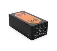 Caricatore rapido USB tipo C PD da 150 W wireless Qi for telefono 4.0 3 Compatibilità universale(Noir)