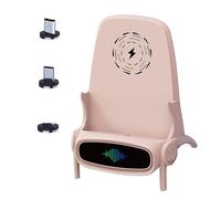 Caricatore rapido wireless per sedia - Caricatore wireless per sedia | Supporto per telefono da scrivania a ricarica rapida - Base antiscivolo multifunzionale per smartphone compatibile