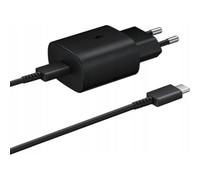 Caricatore Samsung Super Fast Charging 25W USB-C nero con cavo 1 m