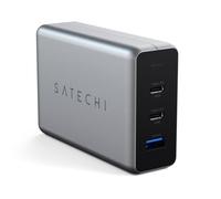 Caricatore Satechi ST-TC100GM-EU 100W GaN 2x USB-C PD 1x USB-A Grigio