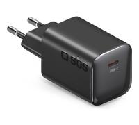 Caricatore SBS da parete mini GaN, 1xUSB-C PD65W, nero