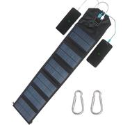 Caricatore solare | Caricatore pieghevole da 120 W per cellulare - Banca di ricarica impermeabile con doppia porta USB per viaggi campeggio caccia spiaggia escursionismo