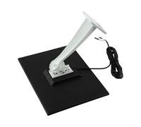 Caricatore solare da 10 W per videocitofono ad anello 4/3/3 Plus/2 con connettore a forma di U, pannello solare IP65 per uso esterno a lungo termine (nero)