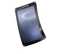 Caricatore solare da esterno, pannello solare flessibile, sistema solare per campeggio, caricatore solare impermeabile con una potente capacità di ricarica di 6W, porta USB, nero.