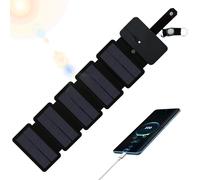 Caricatore solare, dispositivo di ricarica portatile impermeabile per cellulare, caricatore USB pieghevole con pannelli ad alta efficienza, power bank compatto per viaggi home Explorer, fonte di