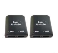 Caricatore solare doppio USB 2pcs 5V 2 4A con regolatore di tensione per la ricarica del telefono supporto ampio intervallo di tensione di ingresso per uso esterno
