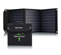 Caricatore solare mobile ultracompatto Bresser da 40 W con uscita USB e CC
