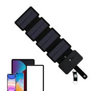 Caricatore solare - Pannello solare impermeabile per la ricarica, caricatore USB pieghevole per dispositivi, per campeggio, casa, esterno, auto, escursionismo, esploratore
