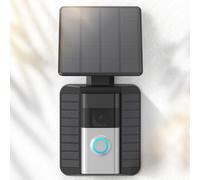 Caricatore solare per campanello compatibile con Ring Video Doorbell 3/3 Plus/4/Battery Doorbell Plus/Battery Doorbell Pro, QIBOX 2.9W regolabile efficiente montaggio pannello solare per campanello