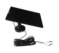 Caricatore Solare per Videocitofono | Telecamera Sicurezza Alimentazione a Energia Solare,Dispositivo Ricarica 50W per Esterni Parete Cortile Ingresso Appartamento Cancello Dormitorio Negozio Clima