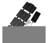 Caricatore Solare Portatile - 30W Pannello Solare Pieghevole da Campeggio | Impermeabile Leggero e Compatto per Tablet e Dispositivi Mobili, Ideale per Escursionismo Trekking e Campeggio all'Aperto