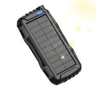 Caricatore solare portatile, versatile Solar Power Bank with Fast-Charging & Lightweight Design, 42800mAh Capacity for Phone, Camera, Computer, Travel, Camping, Outdoor Devices, 7,68 x 4,02 x 1,38