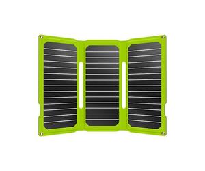 Caricatore solare powertec 24w dual usb a usb c